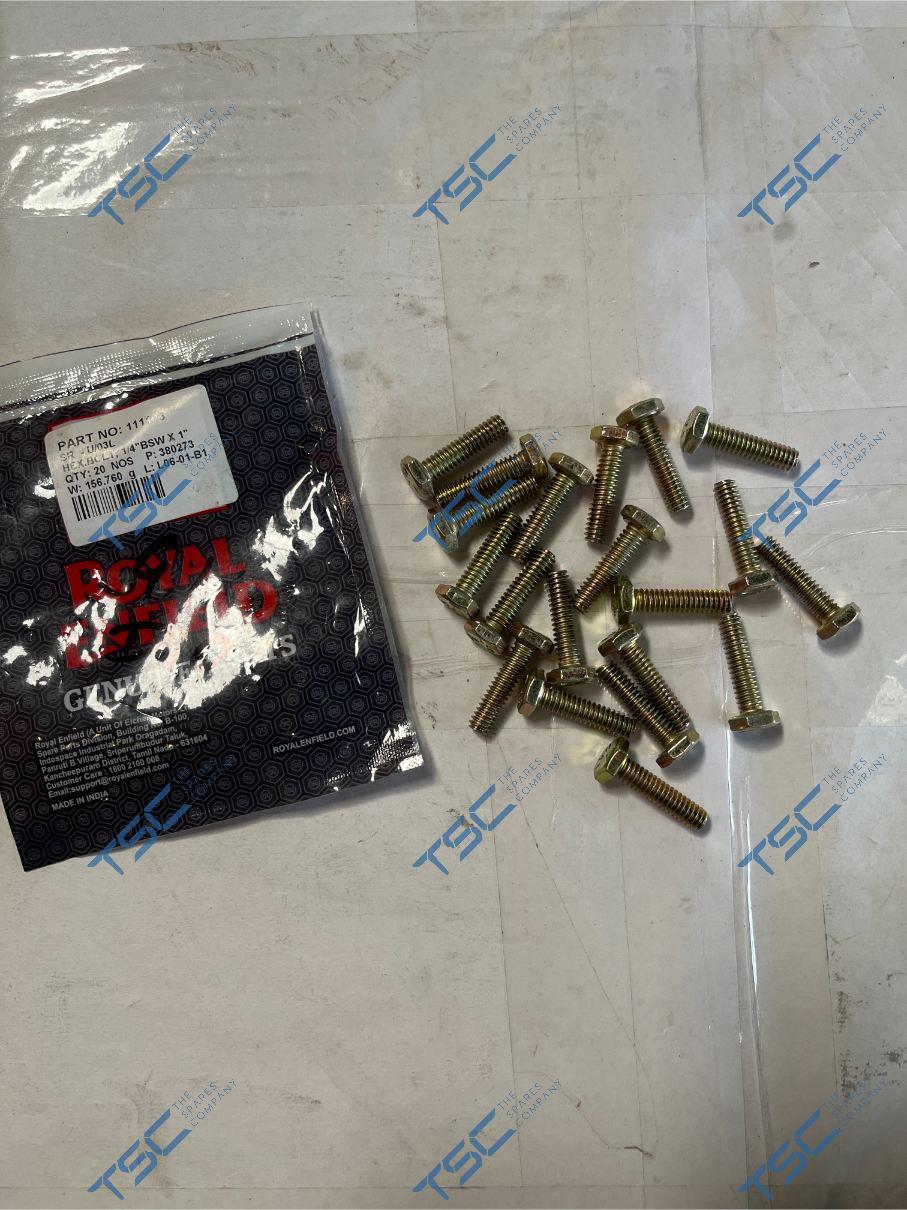 HEX.BOLT| 1/4"BSW X 1