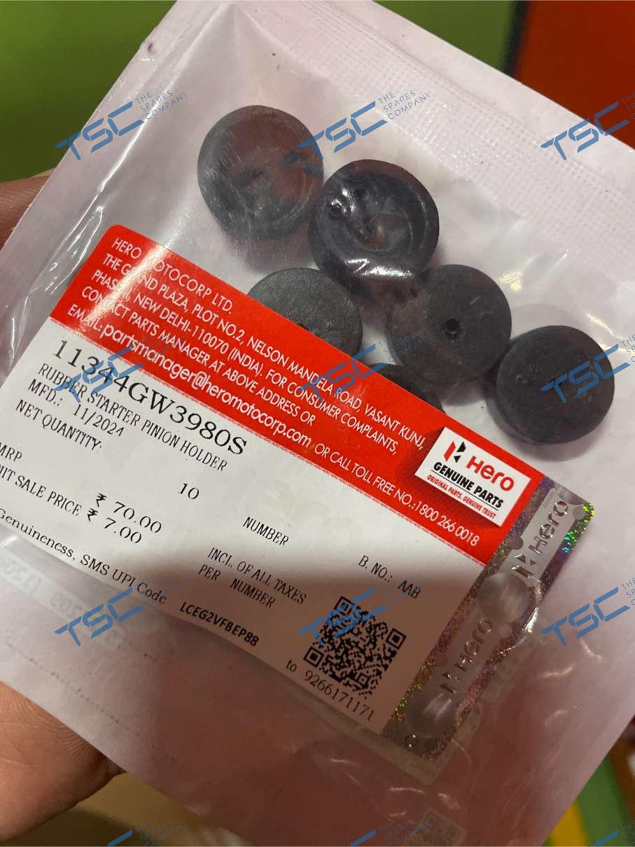 RUBBER, STARTER PINION HOLDER