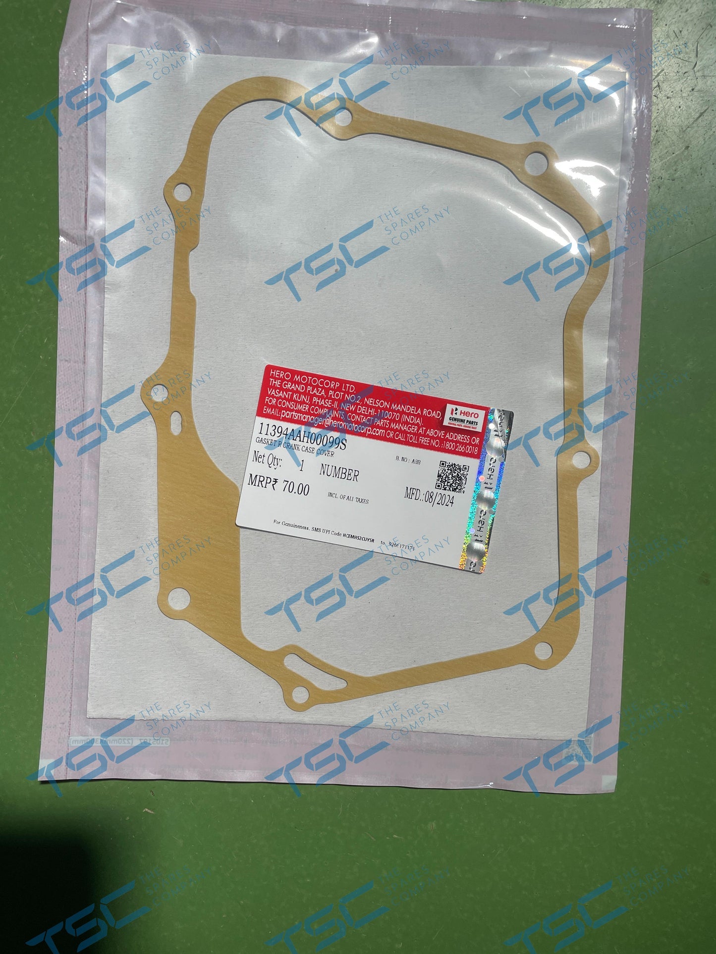 GASKET R CRANK CASE COVER