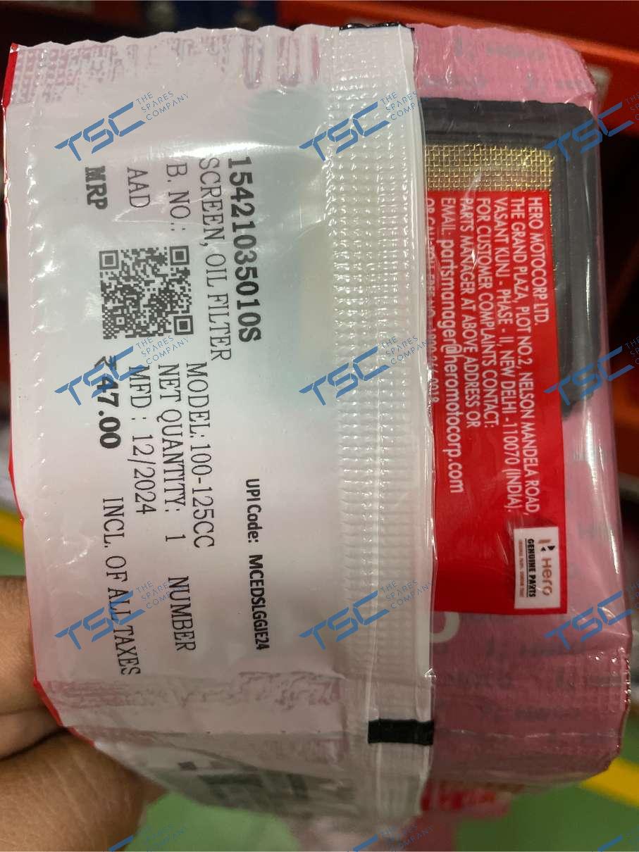 Passion Pro Engine Oil Filter HERO GENUINE-SCREEN, OIL FILTER