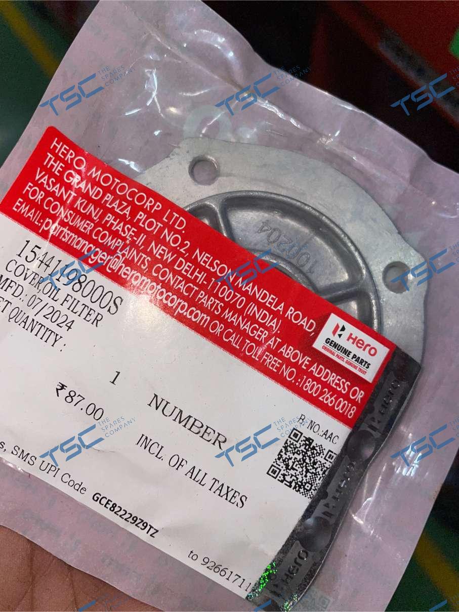 HERO GENUINE-COVER, OIL FILTER ROTOR(15441198000S) – The Spares