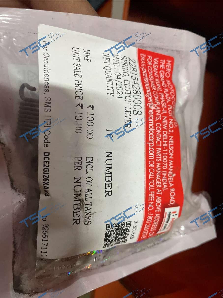 SPRING, CLUTCH LEVER