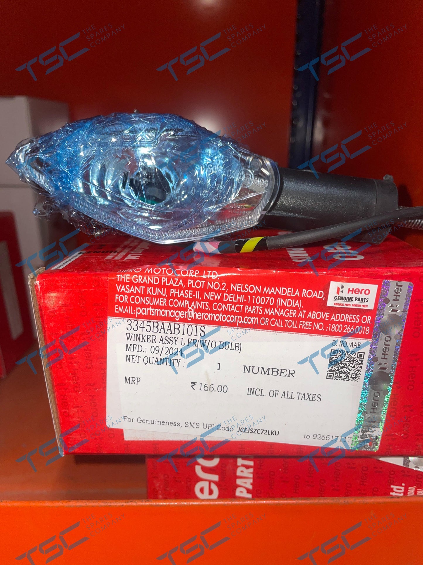 WINKER Assembly L Front(W/O Bulb)