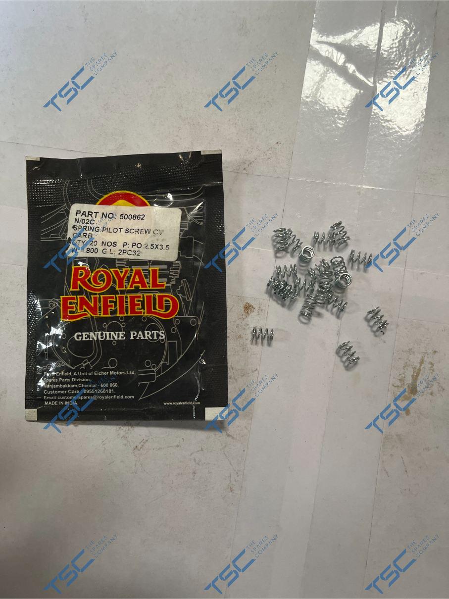 SPRING PILOT SCREW CV CARB