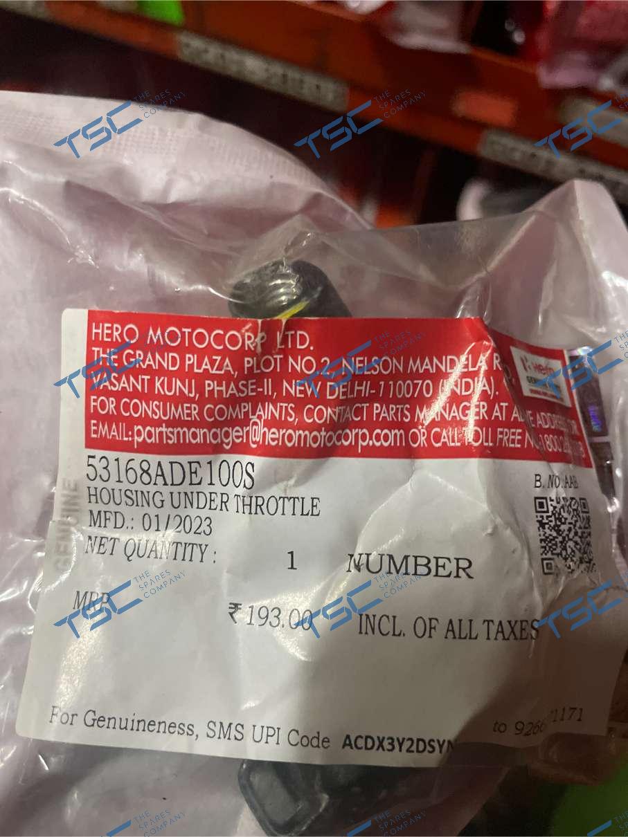 HOUSING UNDER THROTTLE