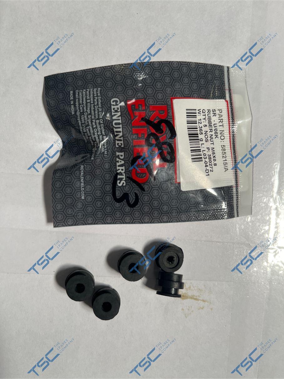 RUBBER NUT M5X0.8