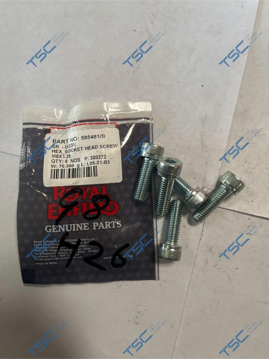 ROYAL ENFIELD_HEX_SOCKET HEAD SCREW M8X1.25