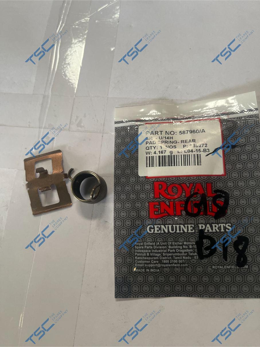 Pad Spring- Rear