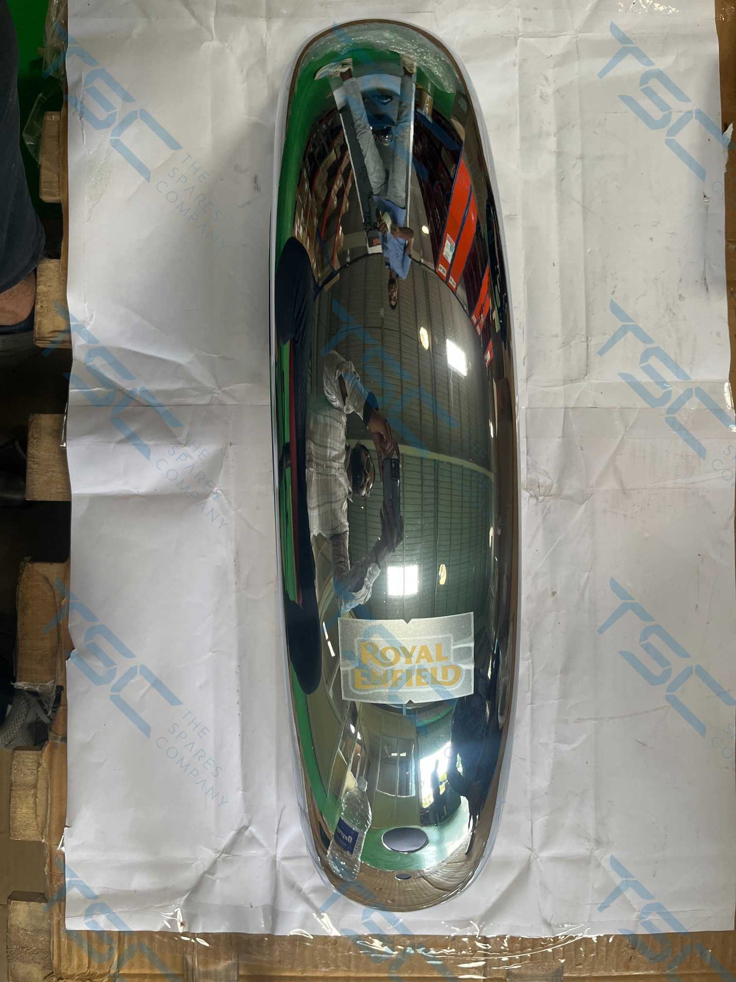MUDGUARD REAR PLATED WITH STICKER BVI