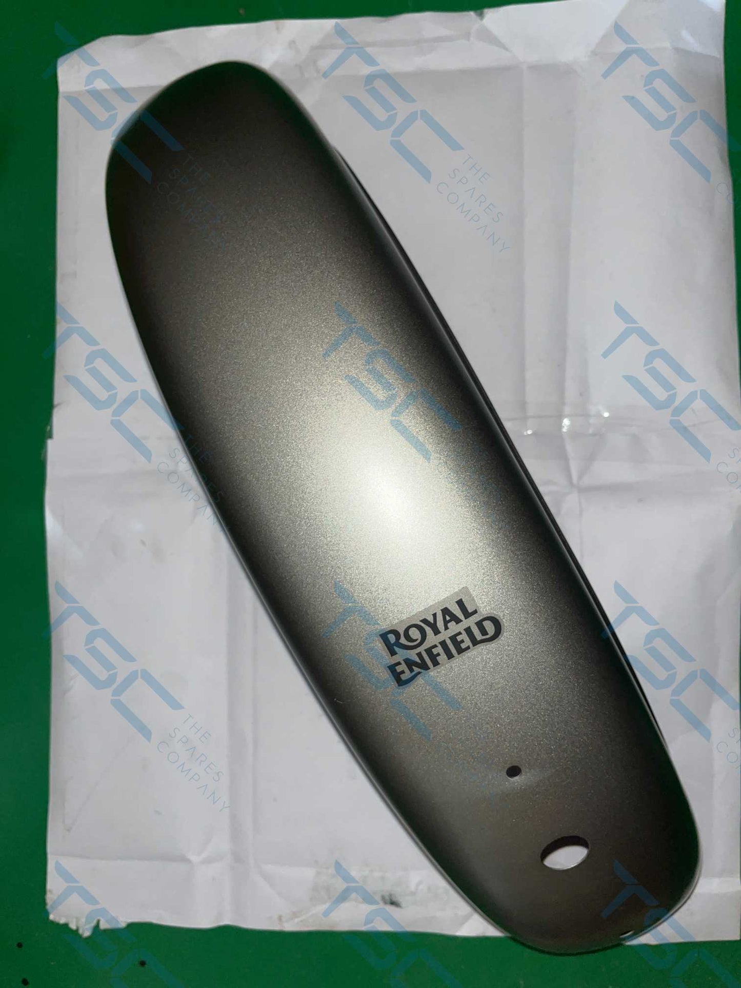 ROYAL ENFIELD_REAR MUD.COMP.W/STICKER -CLASSIC GM GREY