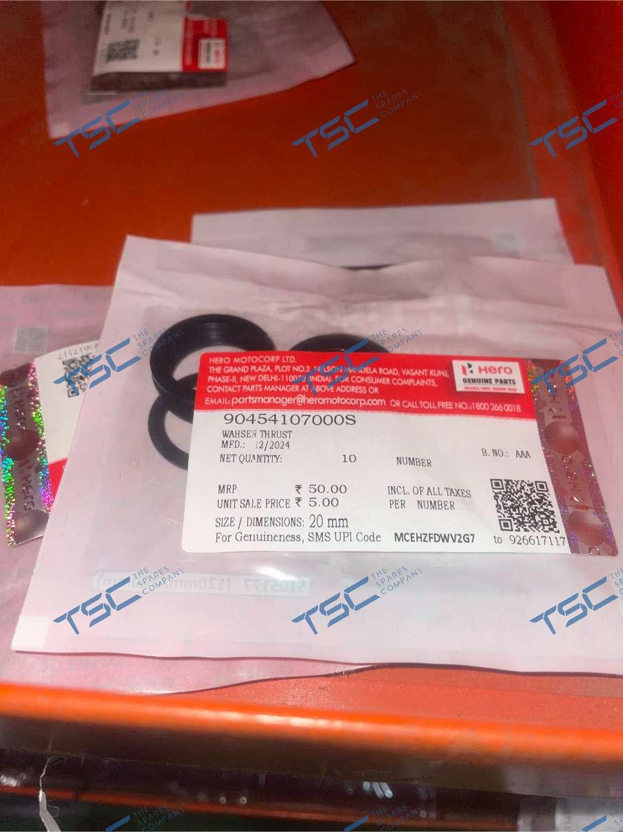 WASHER ,THRUST, 20MM