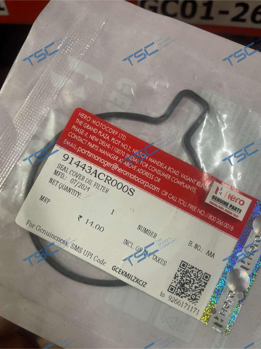 SEAL COVER OIL FILTER