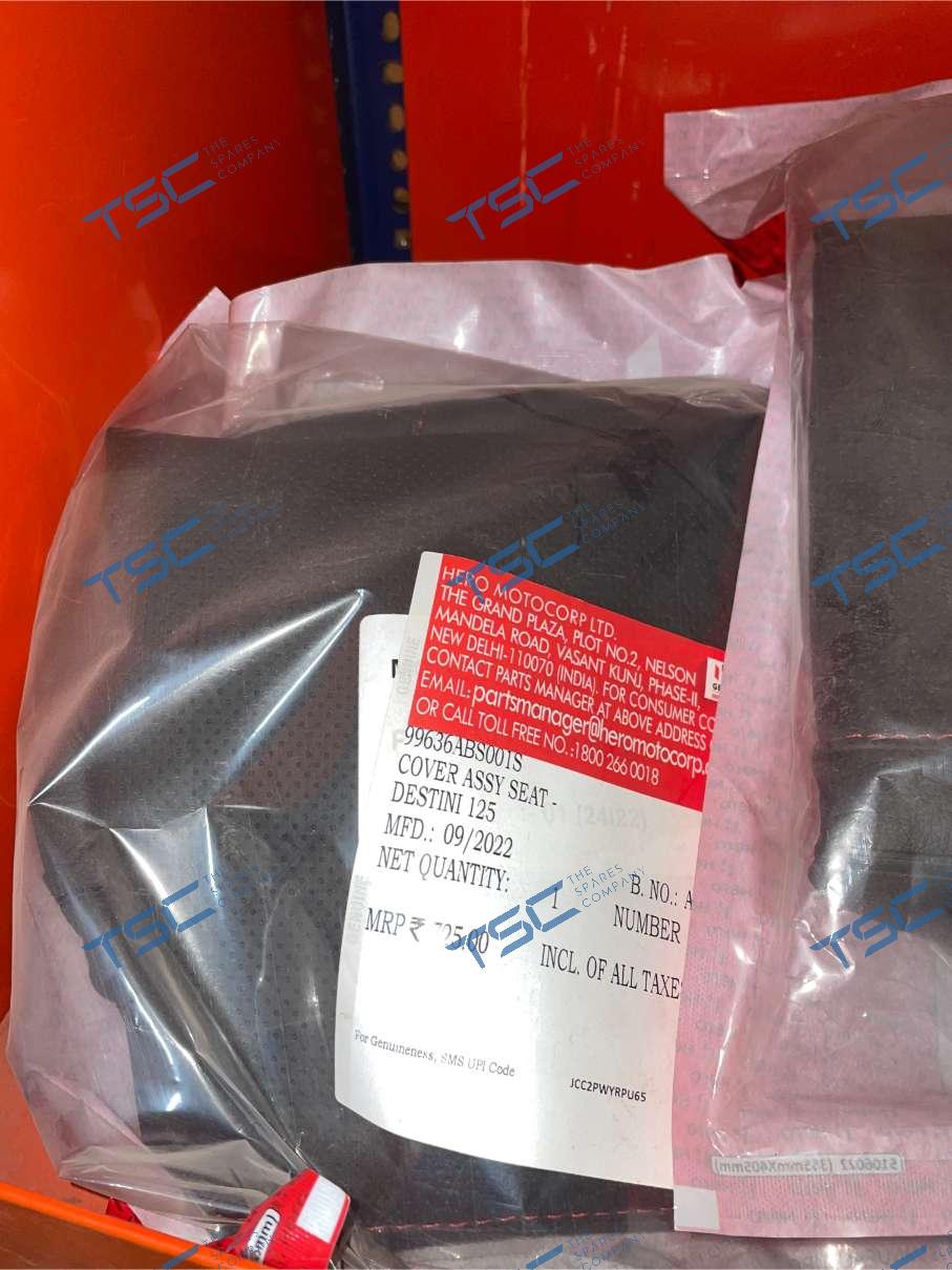 SEAT COVER DESTINI22 BLK EMBOSED