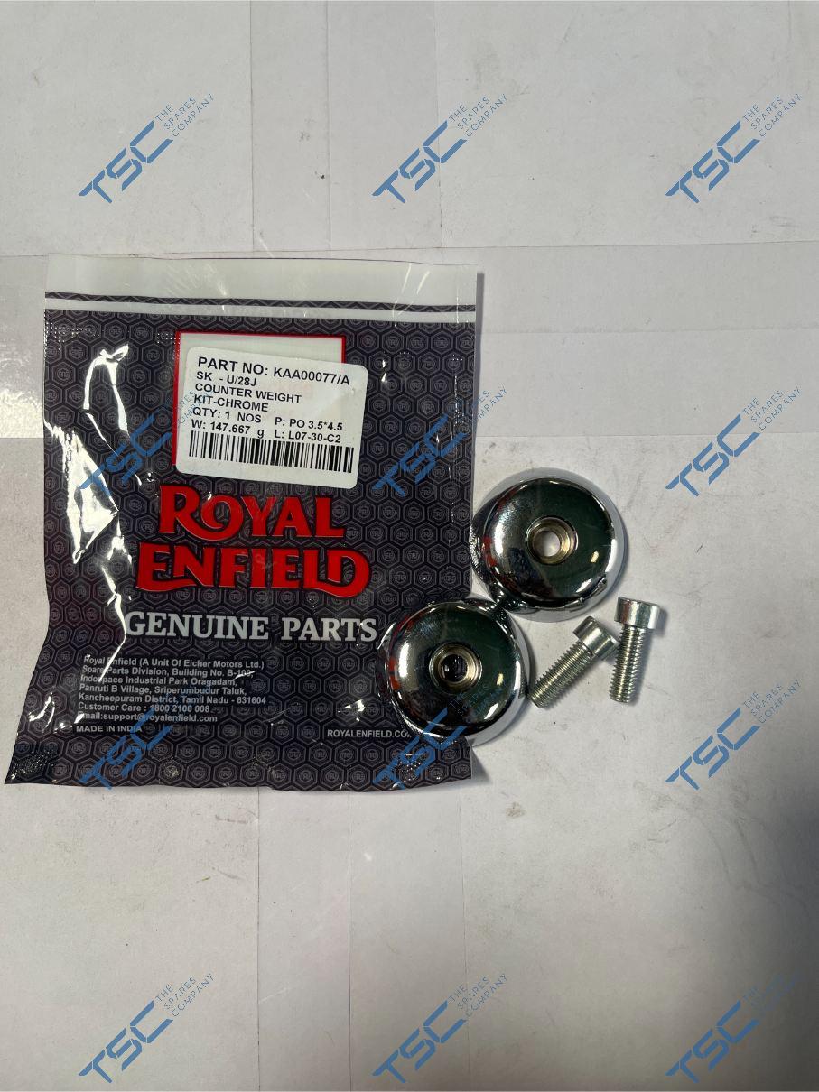 ROYAL ENFIELD_Counter weight Kit-Chrome