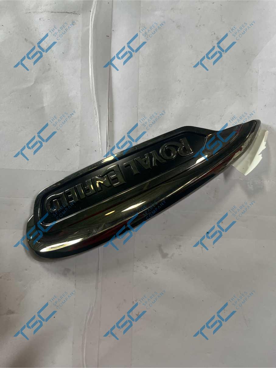 ROYAL ENFIELD_3D BADGE| TANK| RH| BLACK CHROME