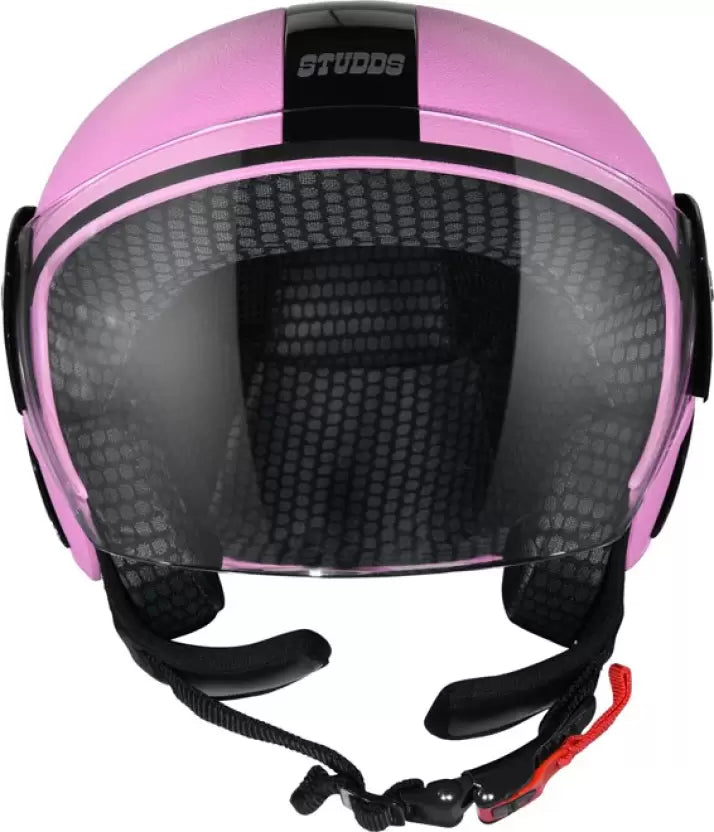 Studds helmet OPEN-FACE FEMM 540 PINK Size-540 Size-S – The Spares