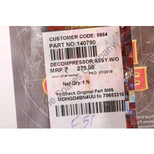 DECOMPRESSOR ASSY.W/O CABLE