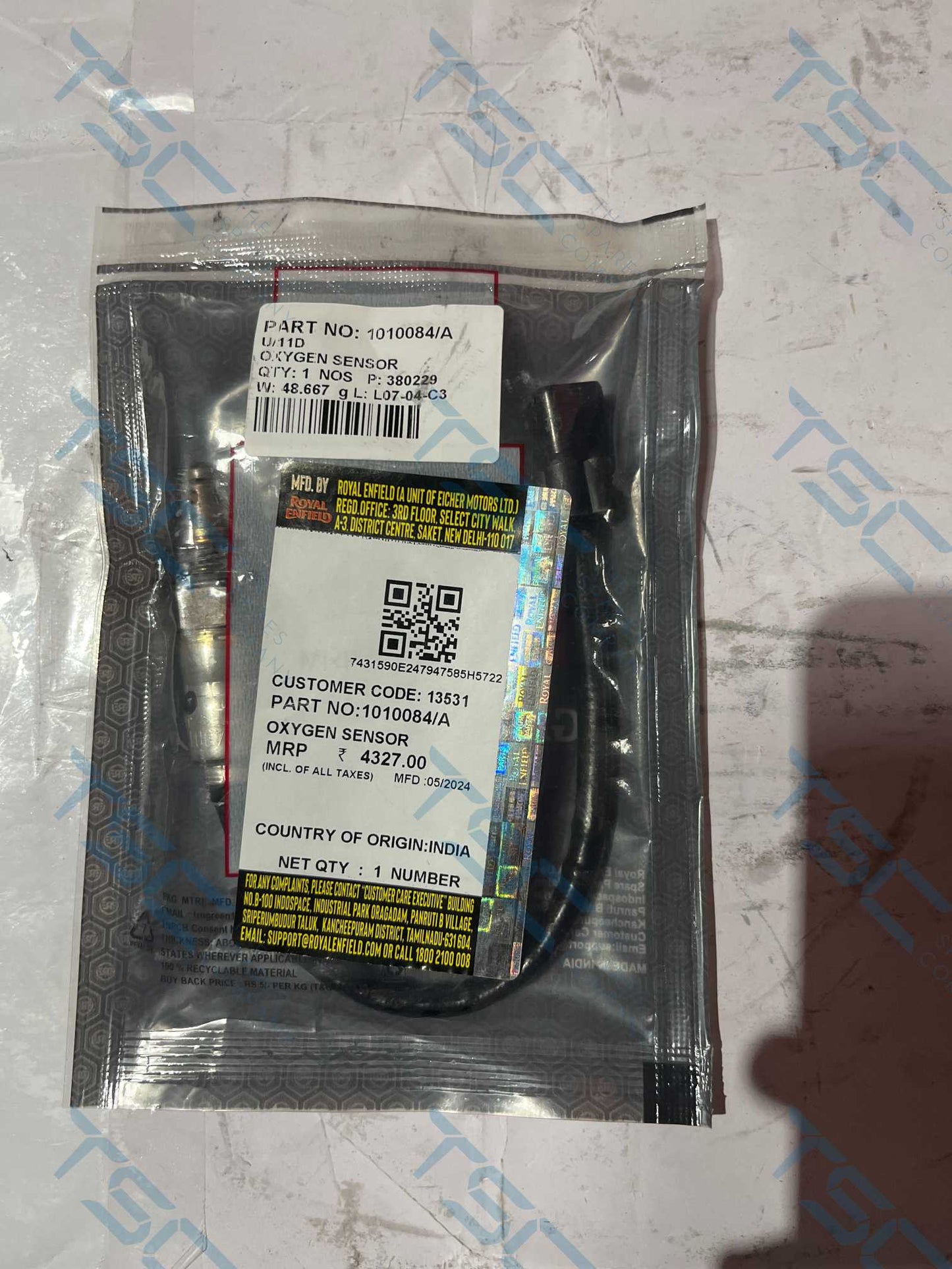 ROYAL ENFIELD_OXYGEN SENSOR