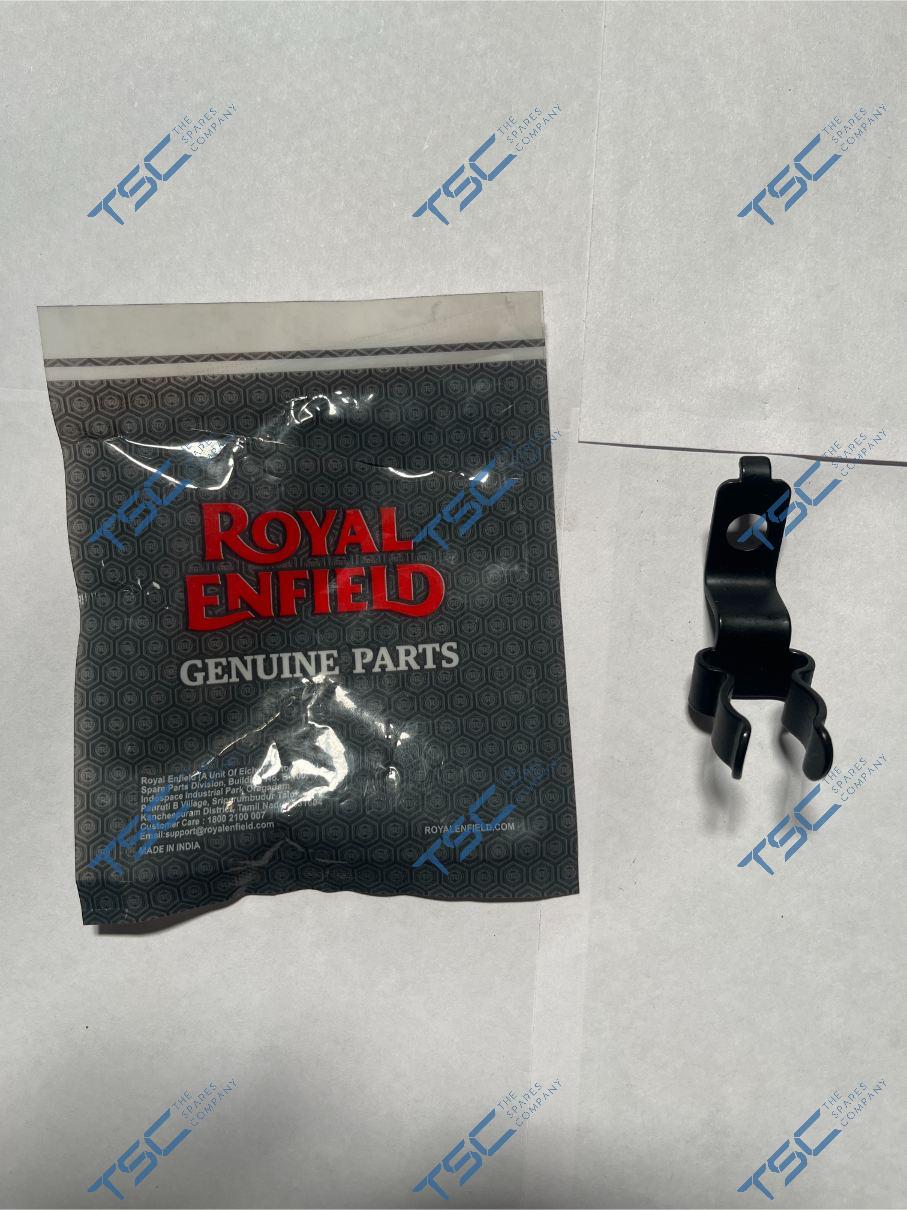 ROYAL ENFIELD_CLAMP FRONT CALIPER BRAKE HOSE