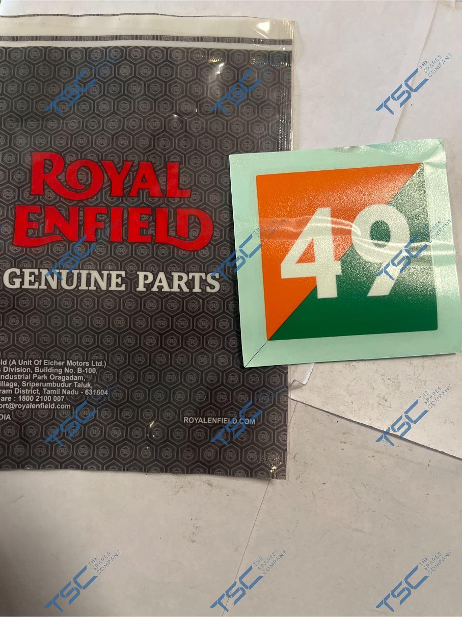 ROYAL ENFIELD_TANK STICKER RH