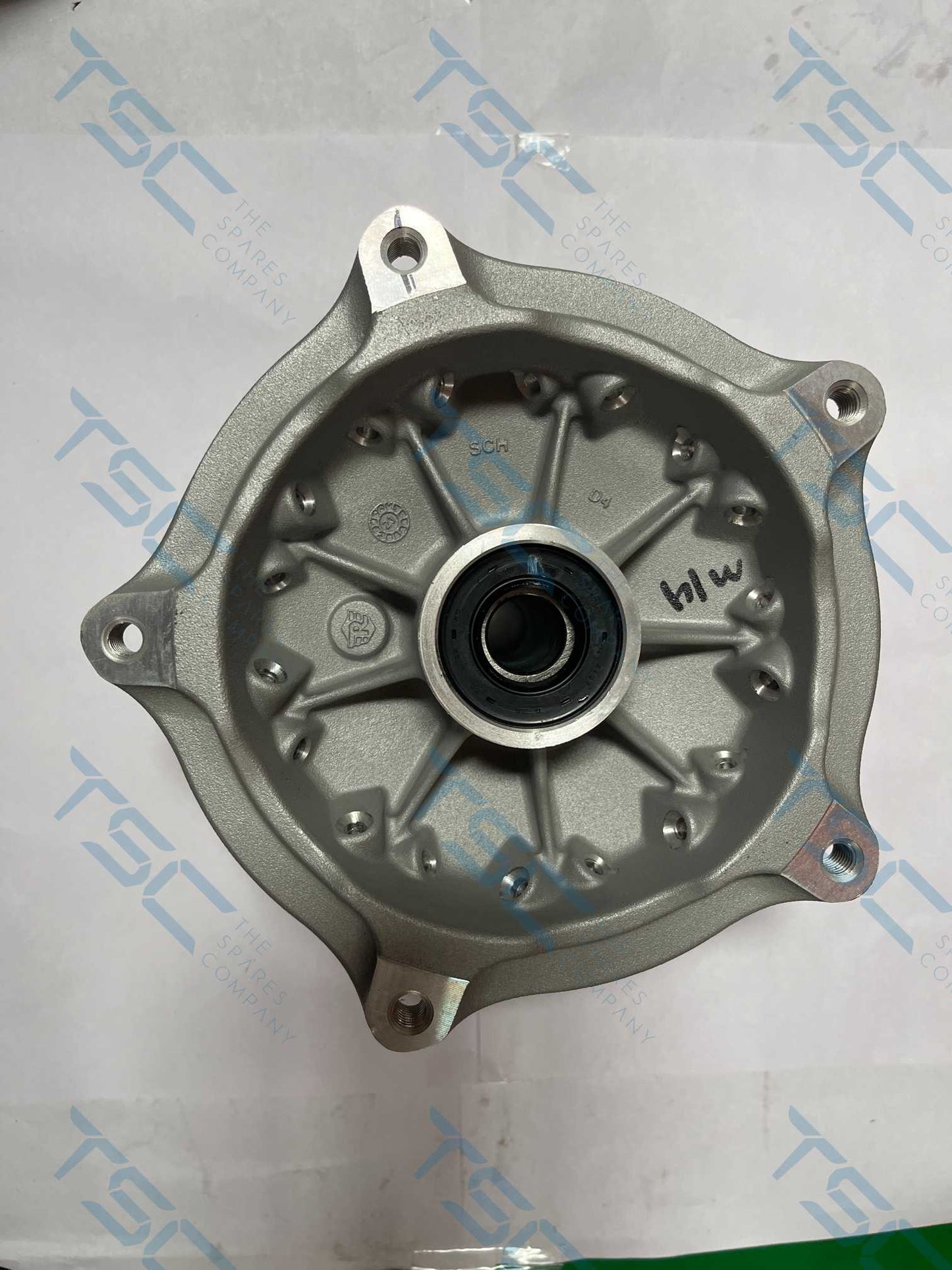 ROYAL ENFIELD_FRONT HUB ASSY-SILVER
