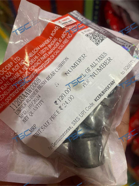 UNDER RUBBER BUSH REAR CUSHION    