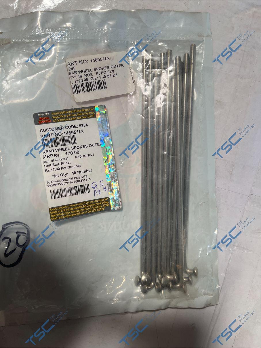 REAR WHEEL SPOKES OUTER