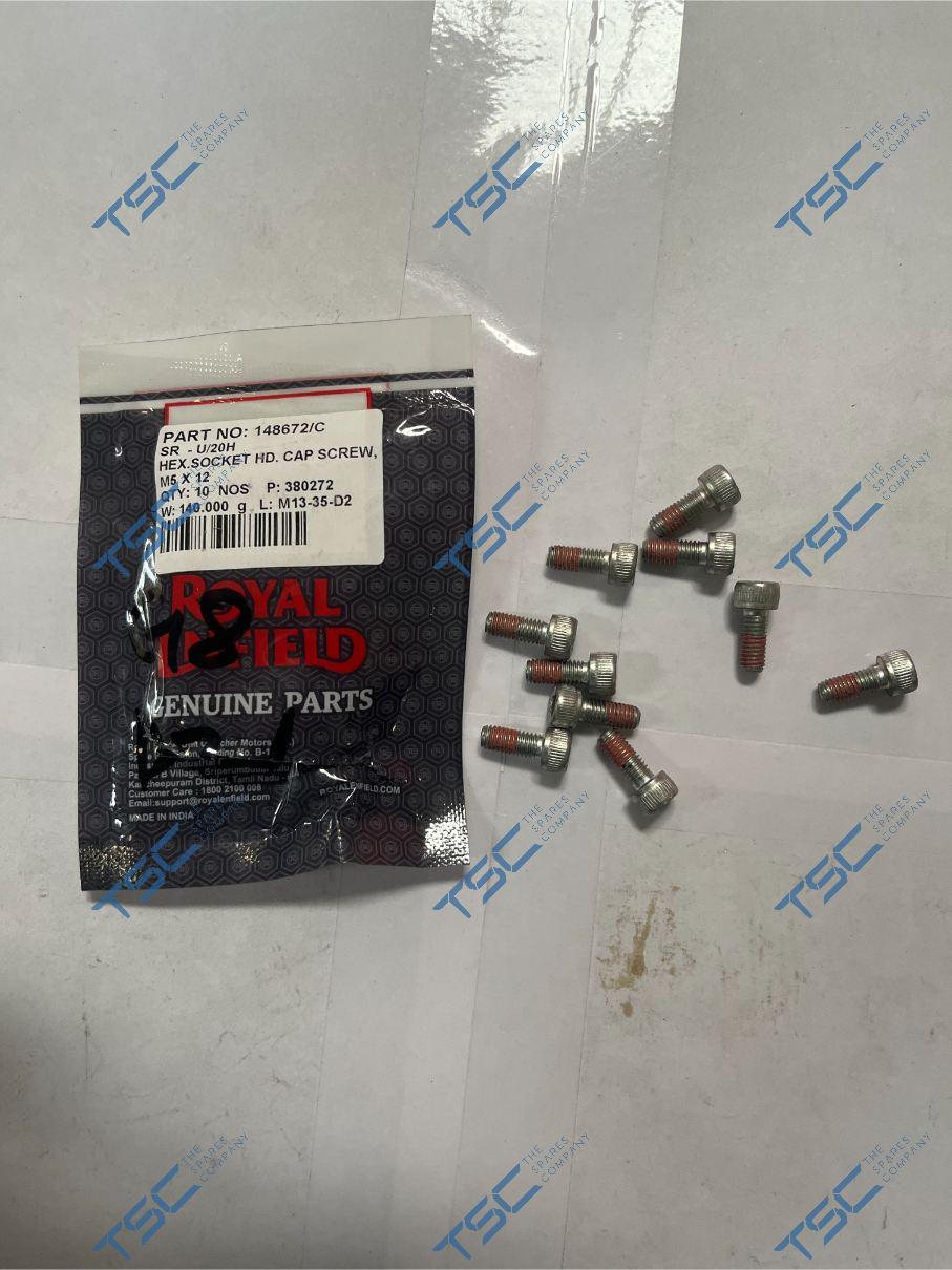 ROYAL ENFIELD_HEX.SOCKET HD. CAP SCREW| M5 X 12