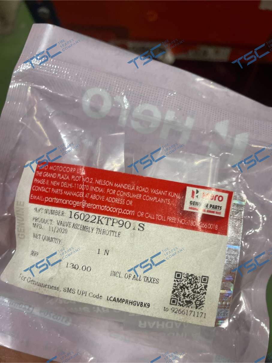 VALVE ASSEMBLY THROTTLE