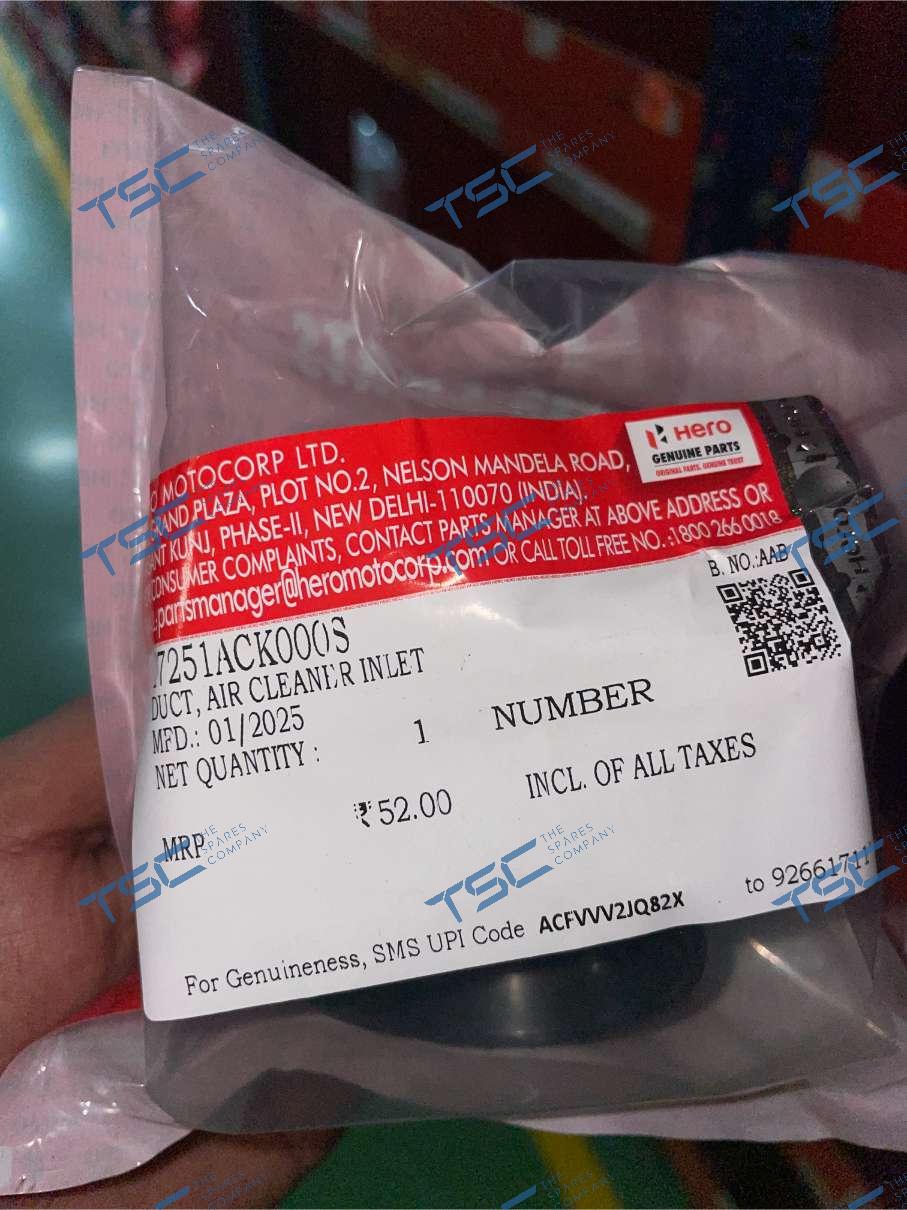 DUCT, AIR CLEANER INLET