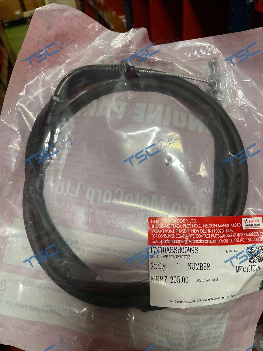 CABLE COMPLETE THROTTLE(17910ABSB0099S)
