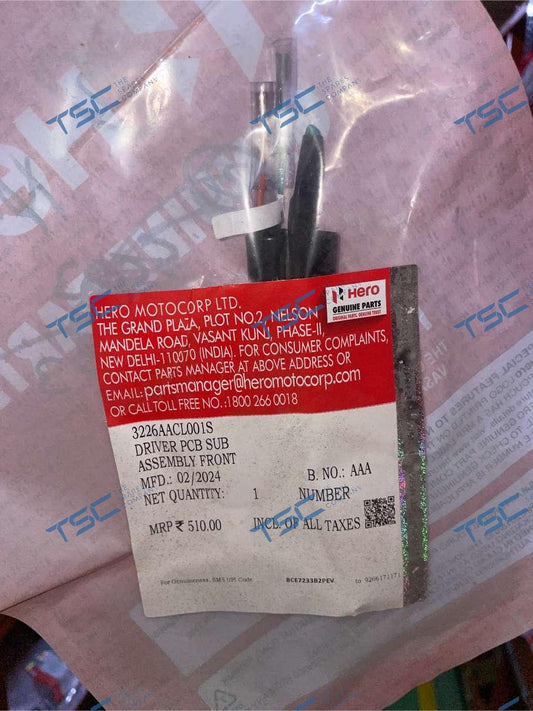 DRIVER PCB SUB ASSEMBLY FRONT