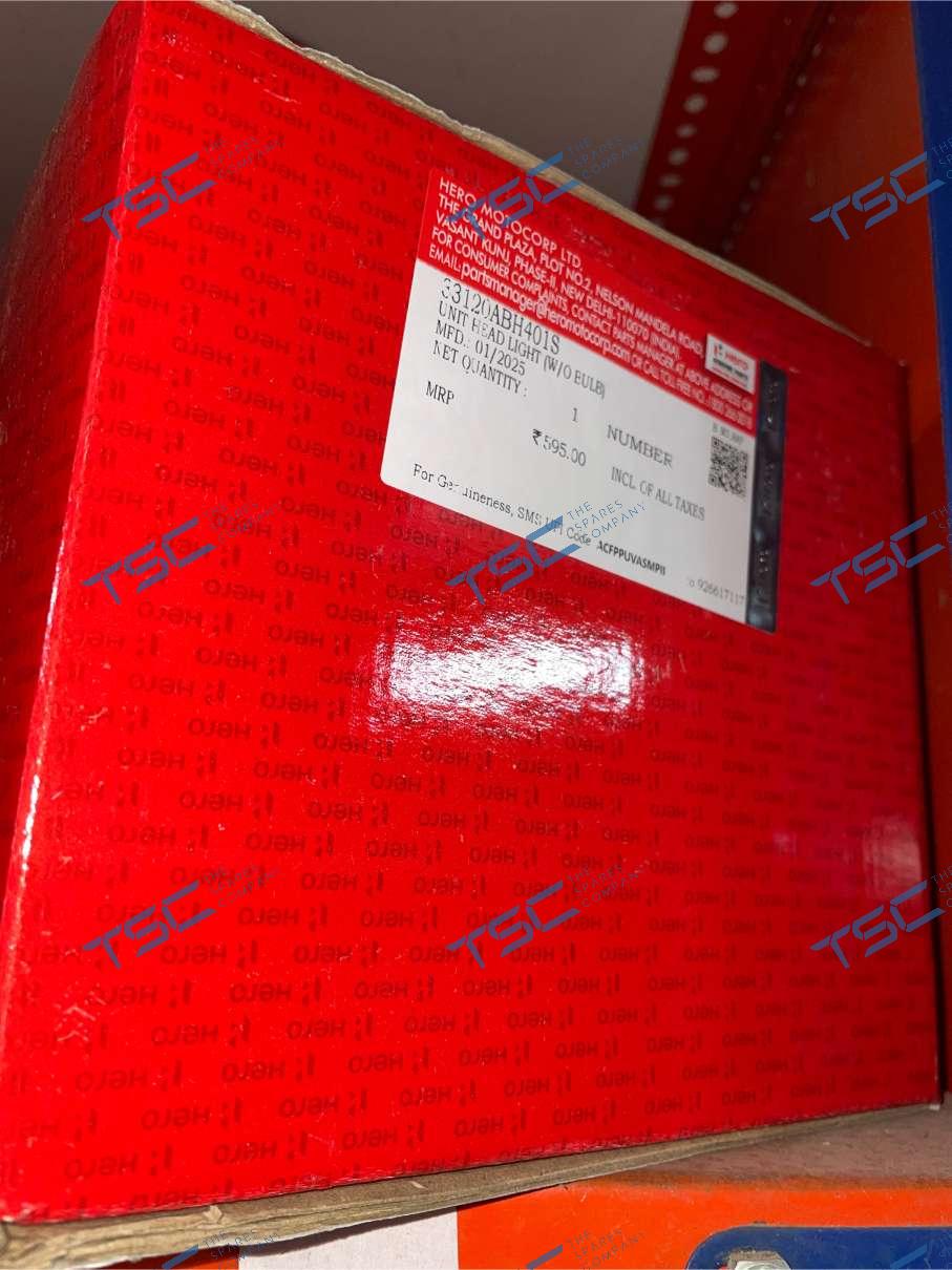 UNIT HEAD LIGHT (W/O BULB)