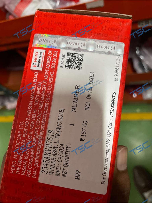 WINKER Assembly. L. Front(W/O Bulb)    