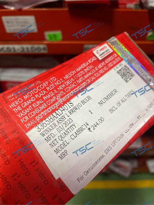 WINKER ASSY L RR(W/O BULB)