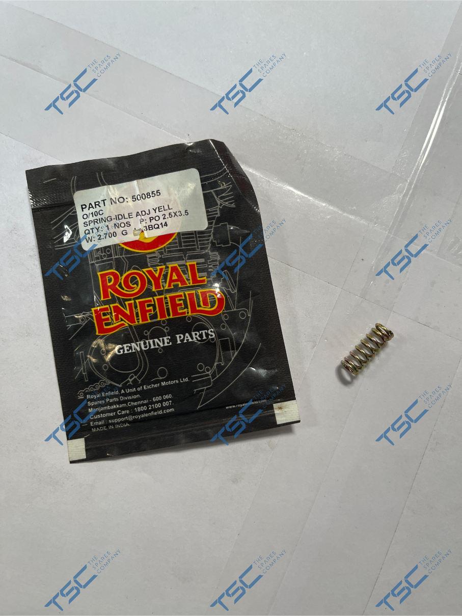 SPRING-IDLE ADJ YELLOW CV CARBURETOR