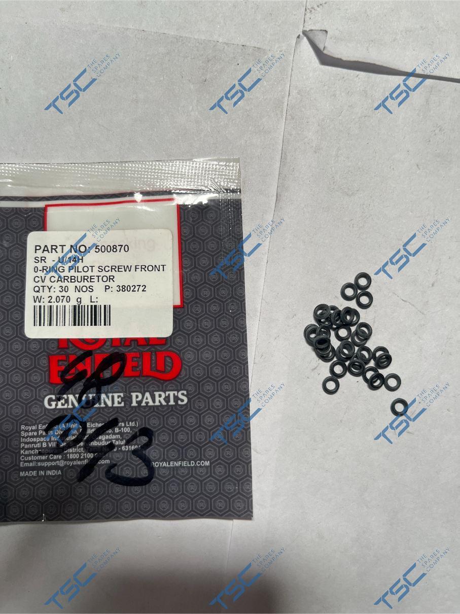 0-RING PILOT SCREW FRONT  CV CARBURETOR