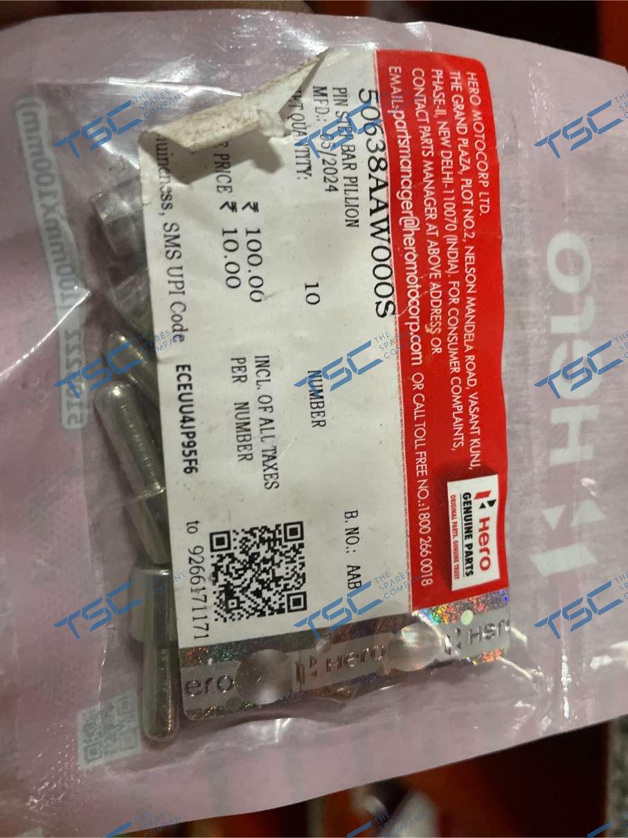 PIN STEP BAR PILLION