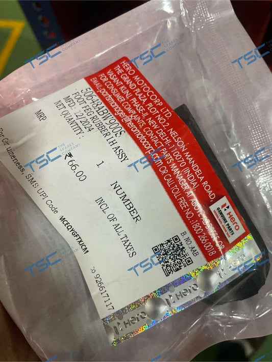 FOOT PEG RUBBER LH ASSY