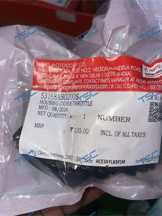 HOUSING UNDER THROTTLE