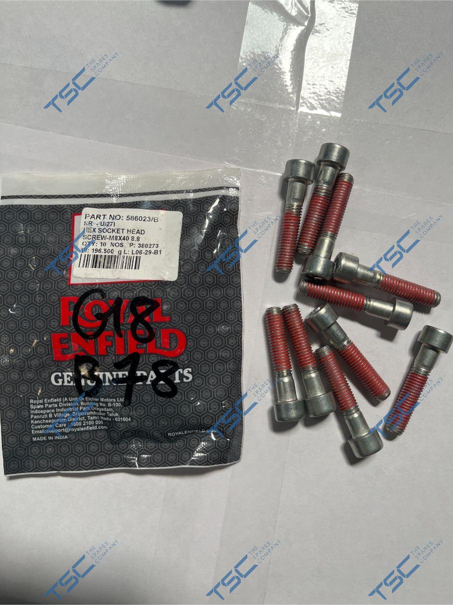 HEX_SOCKET HEAD SCREW M8X1.25x40