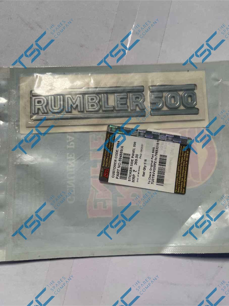 STICKER SIDE PANEL 500 RUMBLER