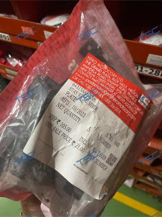 STAY FR.NU MBER PLATE