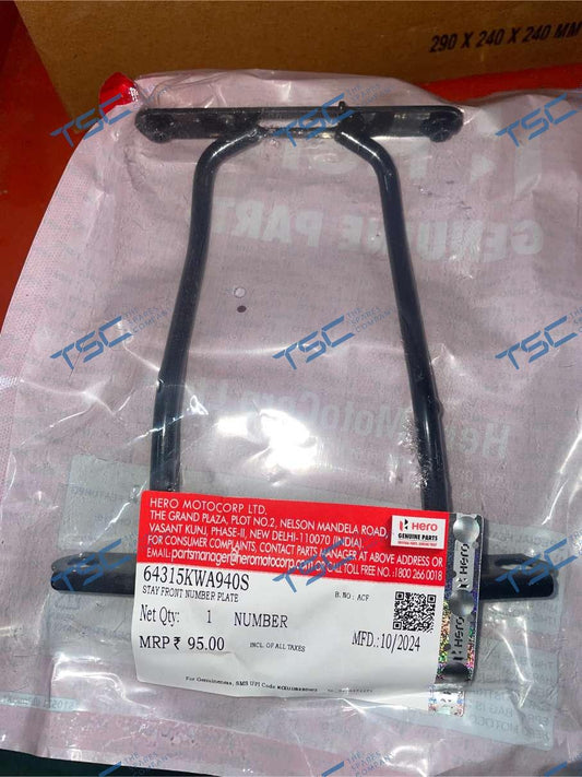 STAY FR NUMBER PLATE