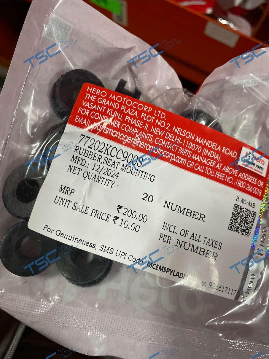 RUBBER,SEAT MOUNTING