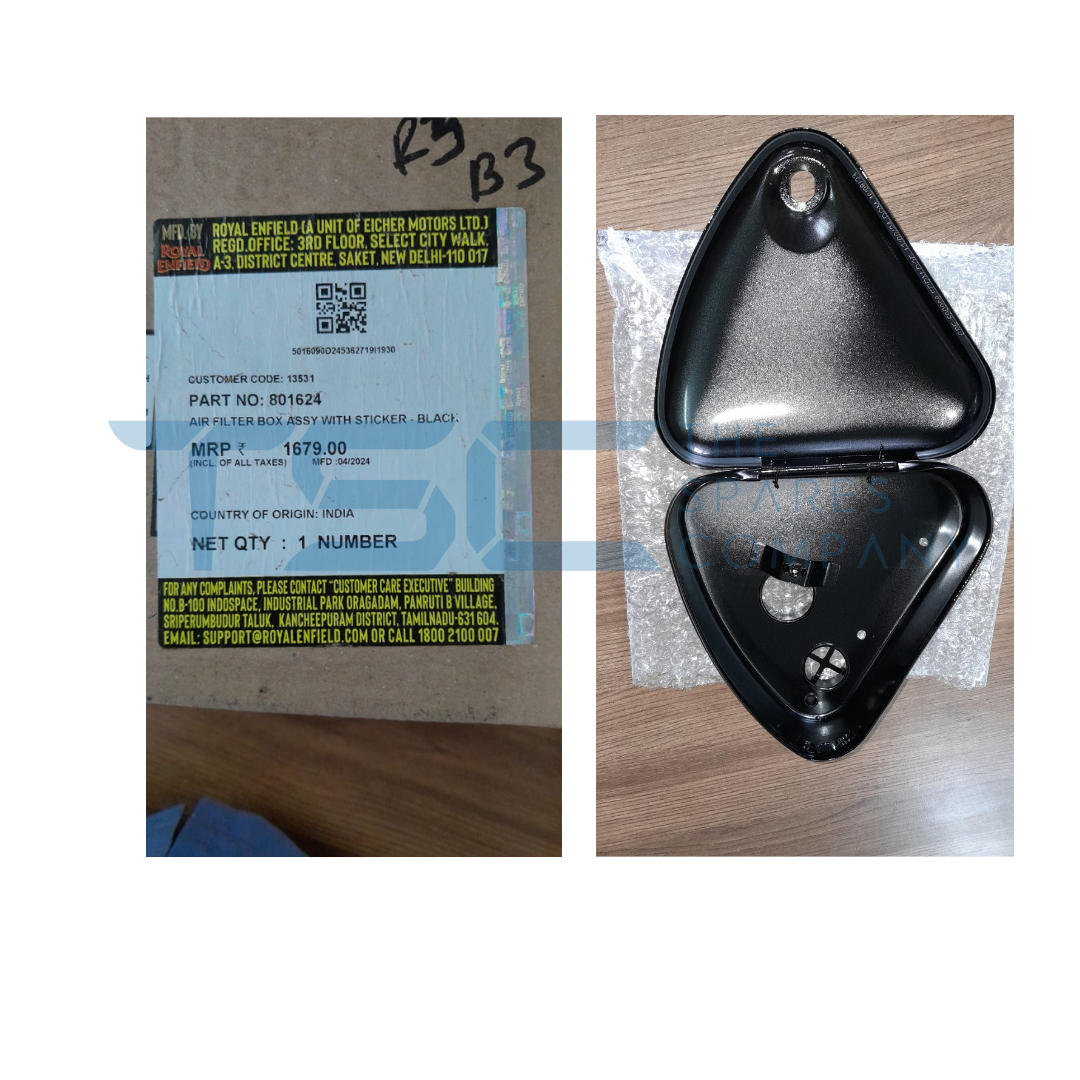 AIR FILTER BOX ASSY WITH STICKER - BLACK (PS801624)