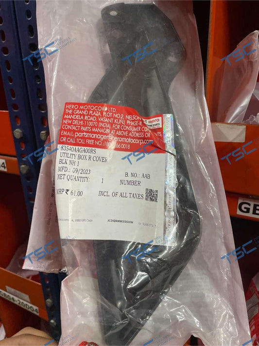 UTILITY BOX R COVER BLK NH 1