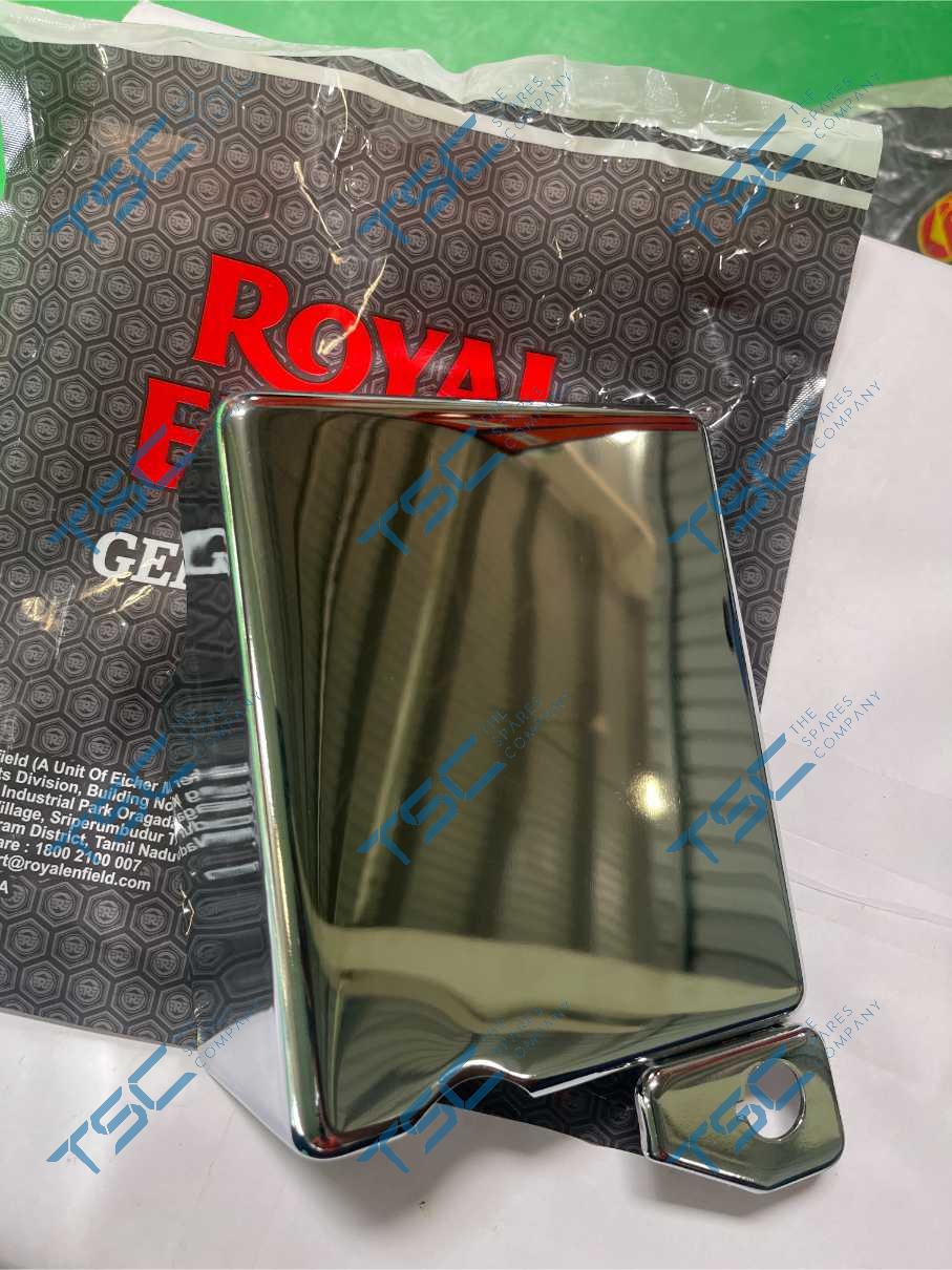 ROYAL ENFIELD_BATTERY COVER CHROME PLATED BS IV