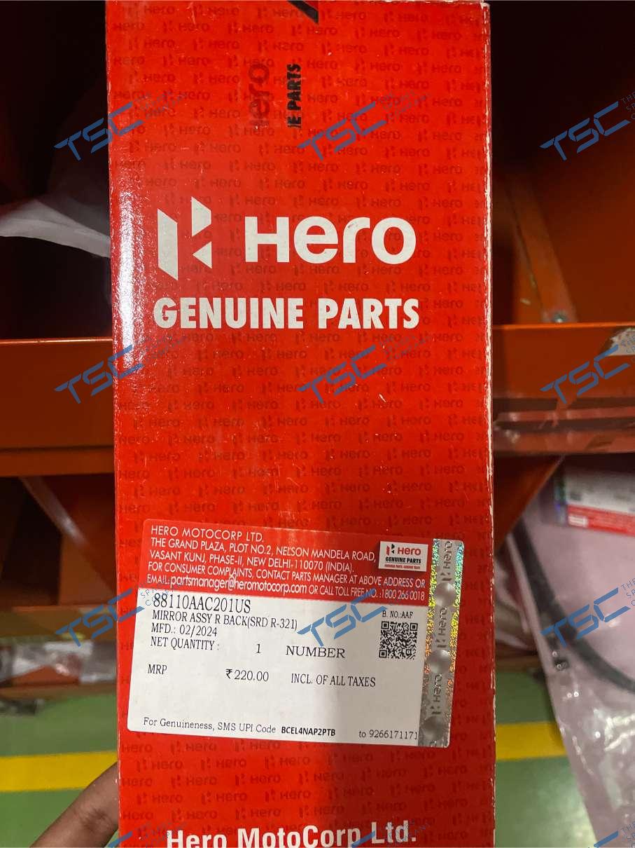 MIRROR ASSY R BACK(SRD R-321)(88110AAC201US)