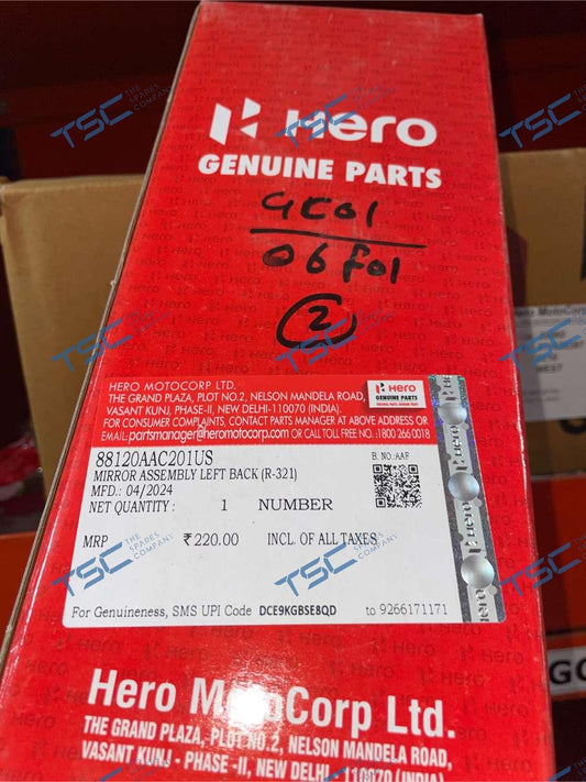 MIRROR ASSY L BACK(SRD R-321)